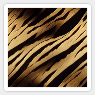 Stylized Tiger Fur - Printed Faux Hide #15 Sticker